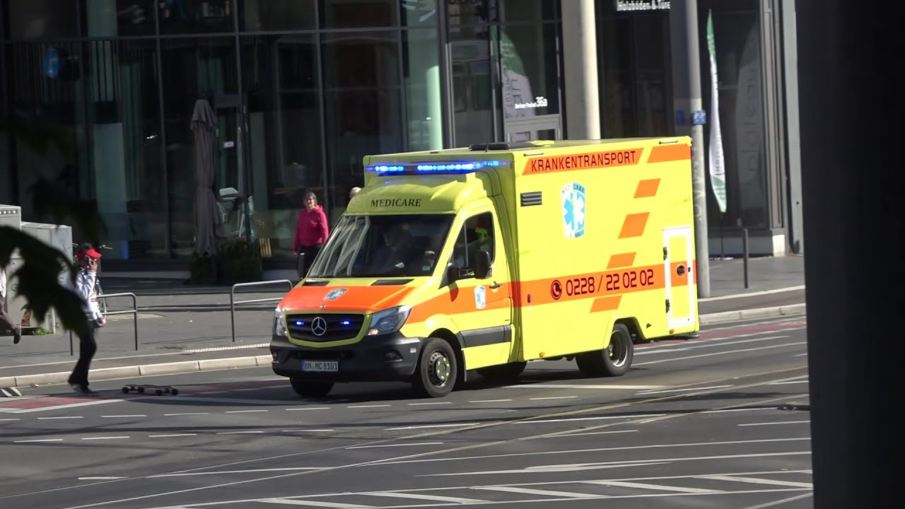 Cab Centrum Für Arbeitsmedizin Bonn Gmbh Erstmalig: NAW Medicare Bonn mit Dauerhorn - YouTube