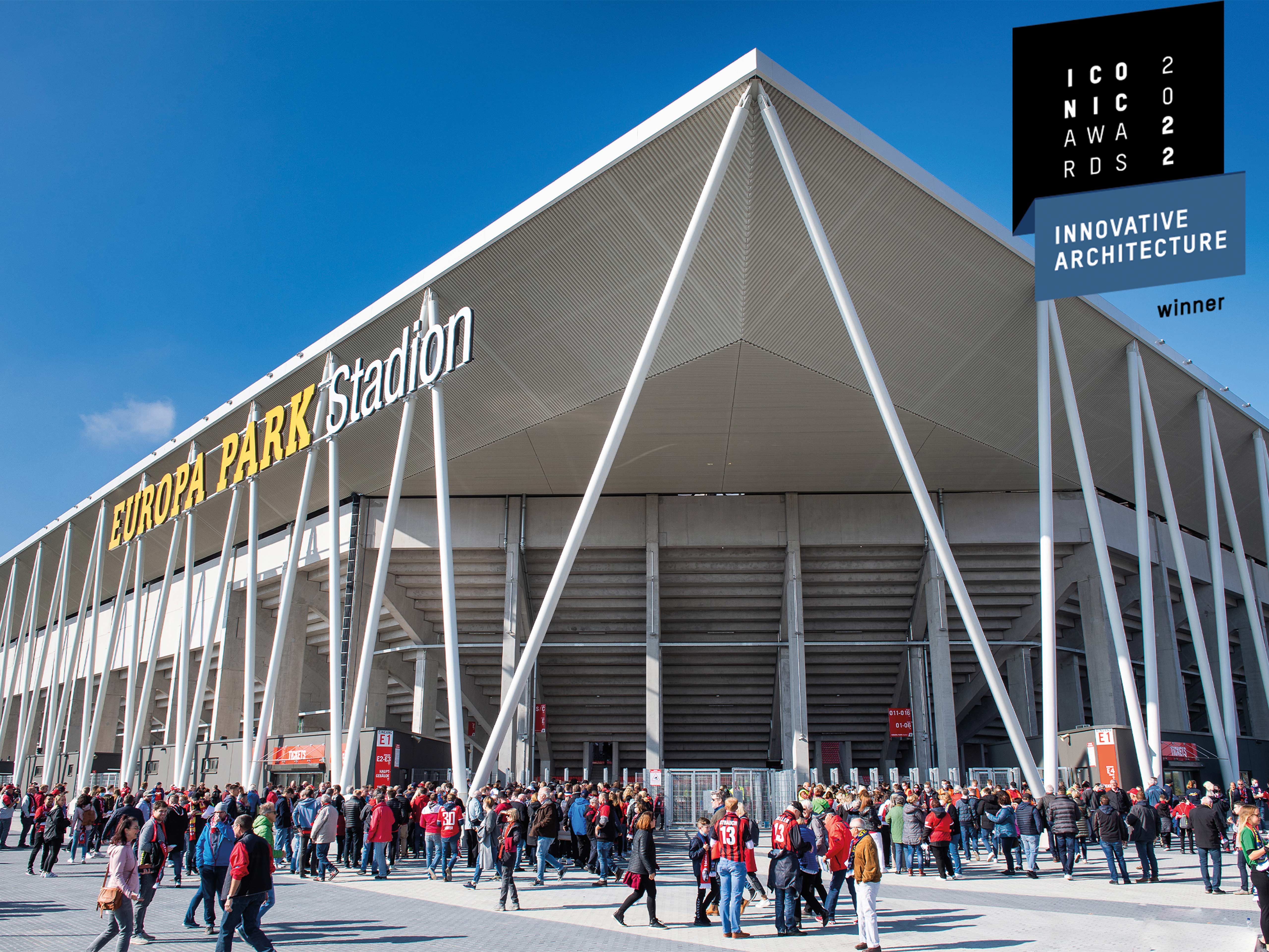 Rezensionen Für Haus Des Döners Freiburg Im Breisgau Europa-Park stadium Freiburg awarded with "Iconic Awards: Innovative