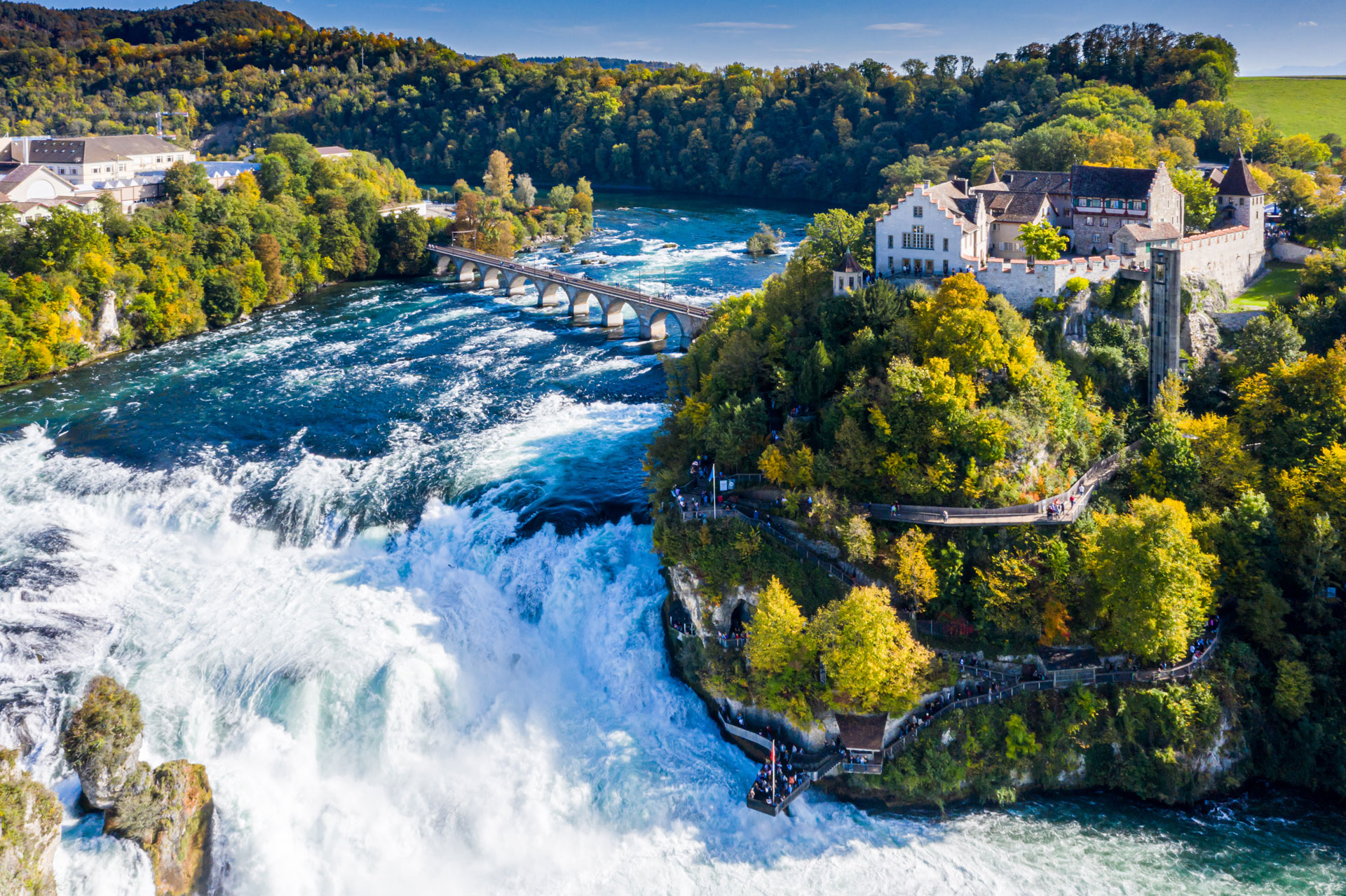 Café Am Rhein In Der Nähe Experience The Rhine Falls: Europe's Largest Waterfall | Switzerland Tour