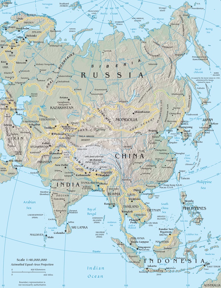 Asia Restaurant Essen All You Can Eat Facts and Information about the Continent of Asia