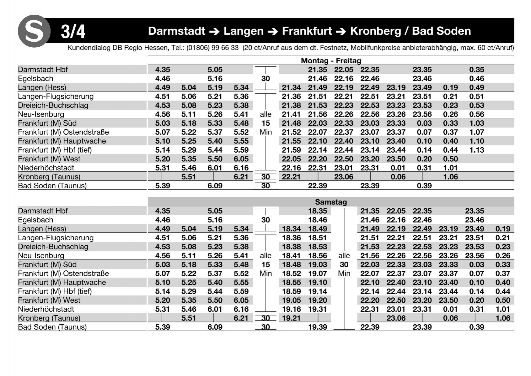 Fahrplan Linie 40 - Travemünde Fahrplan der S-Bahn-Linien 3 und 4