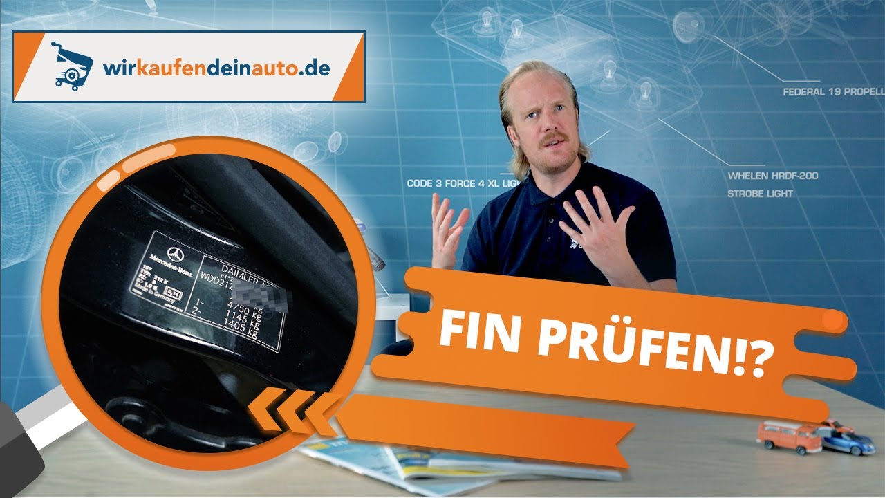 Bundeszentralamt Für Steuern Identifikationsnummer Abfrage Fahrzeug-Identifizierungsnummer (FIN) prüfen | Ratgeber - YouTube