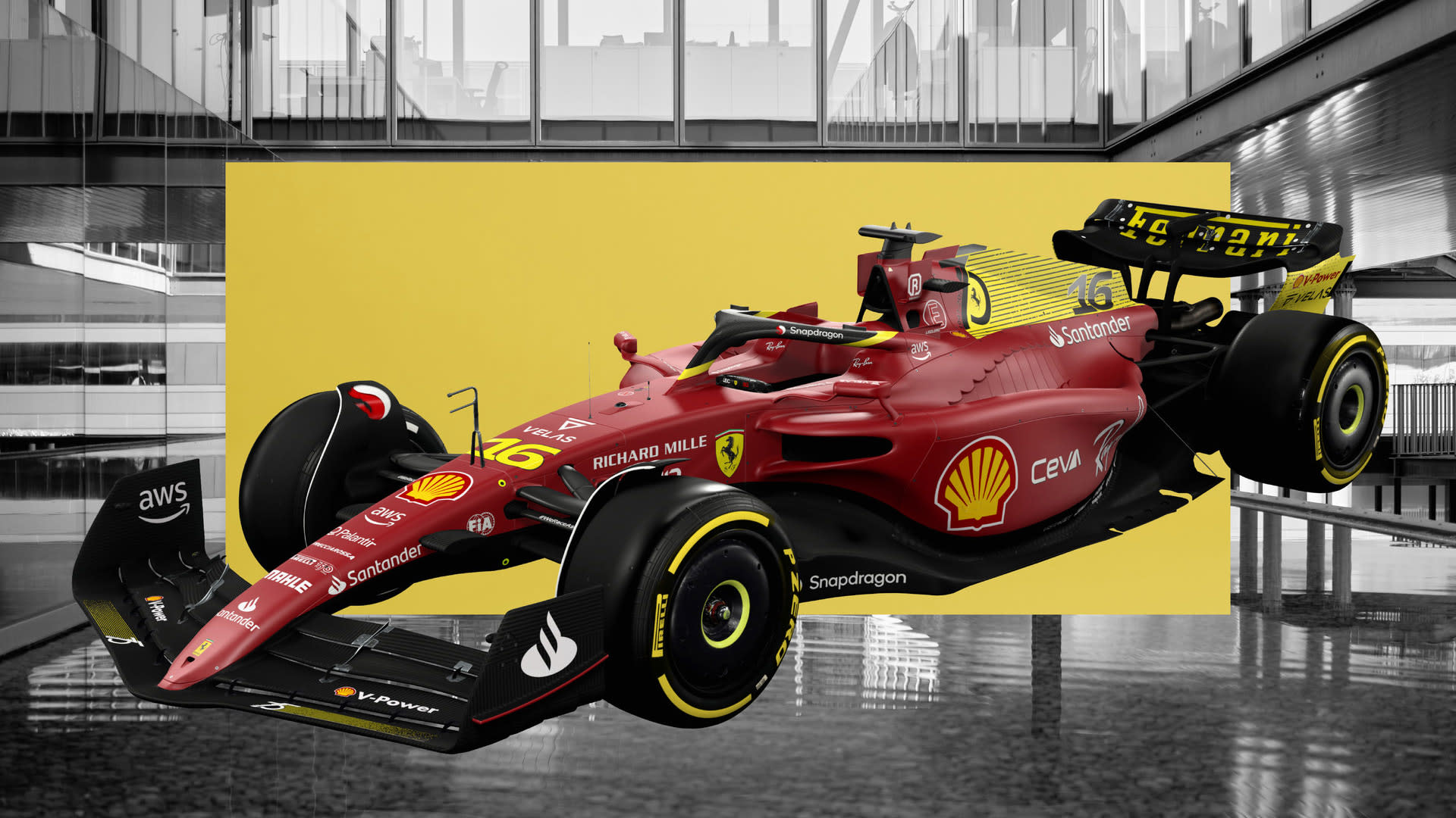 F1 Zentrum Für Fitness Und Gesundheit Ferrari unveil special livery with a splash of yellow for home Grand