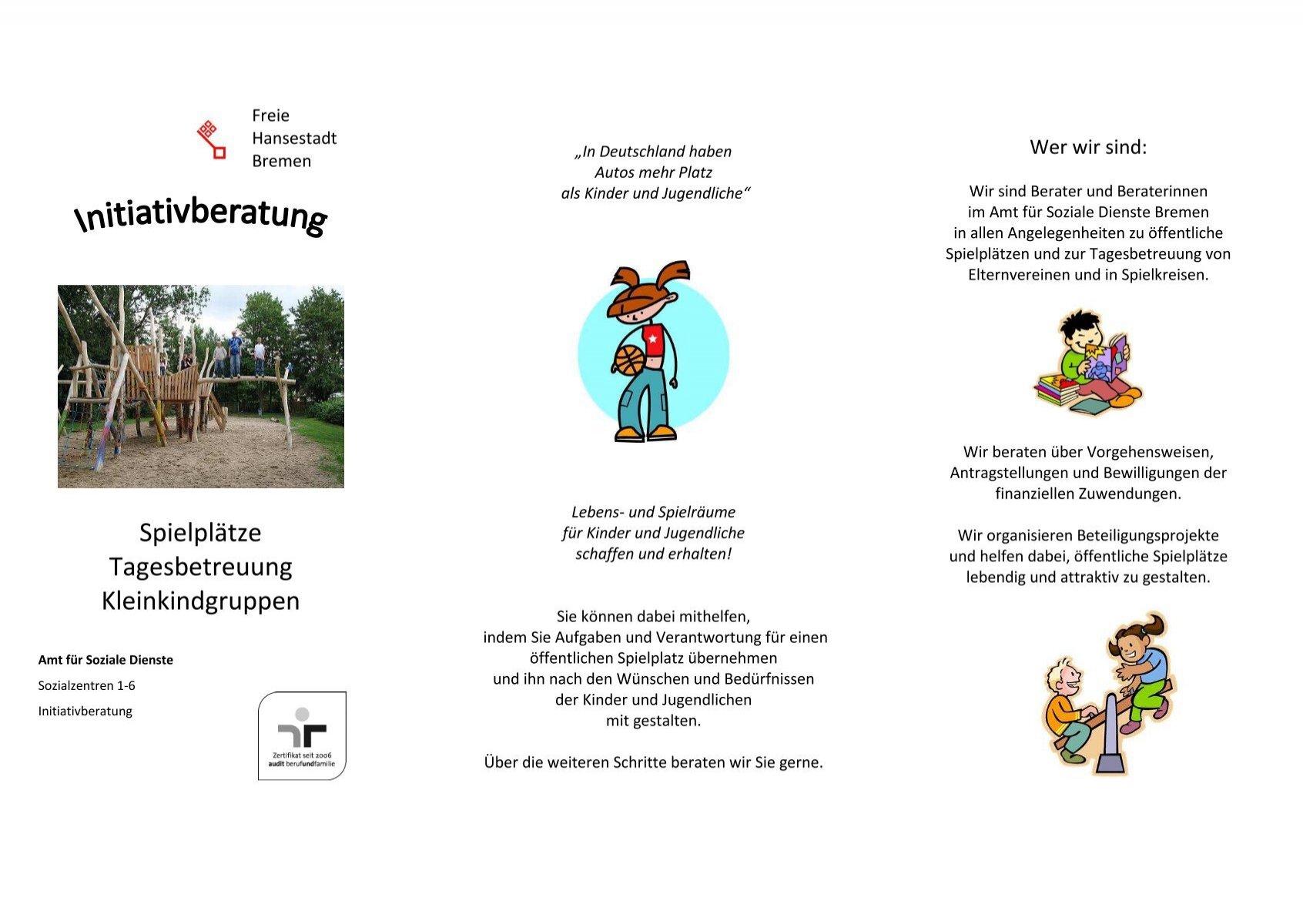 Landesamt Für Soziale Dienste Heide Flyer Initiativberatung - neu - Amt für Soziale Dienste - Bremen
