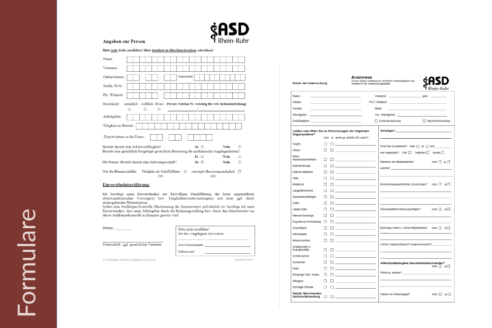 Erweitertes Führungszeugnis Zur Vorlage Bei Einer Behörde Formulare - ASD-Rhein-Ruhr