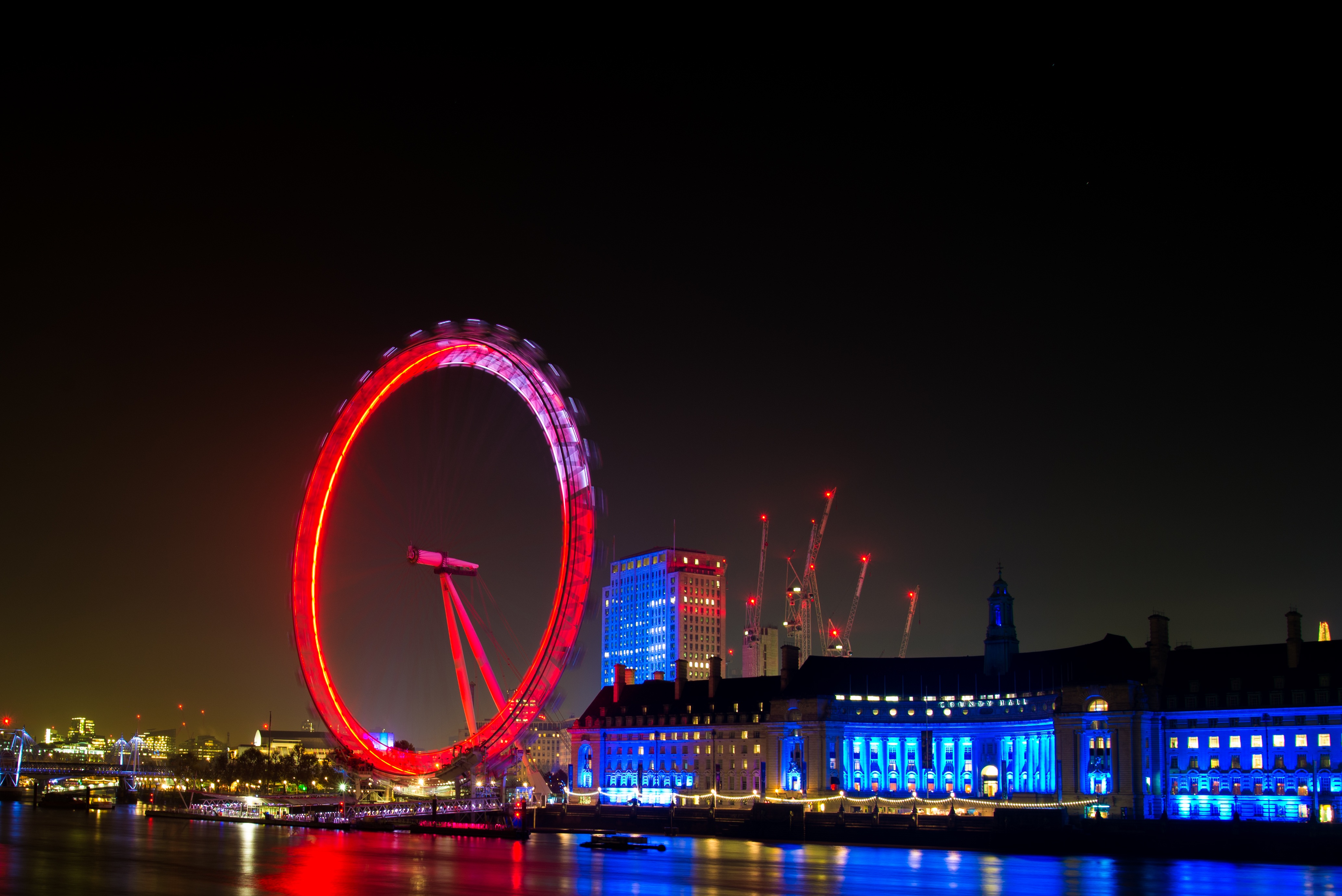 Hyde Park London Vereinigtes Königreich Free Images : water, light, architecture, sky, bridge, night
