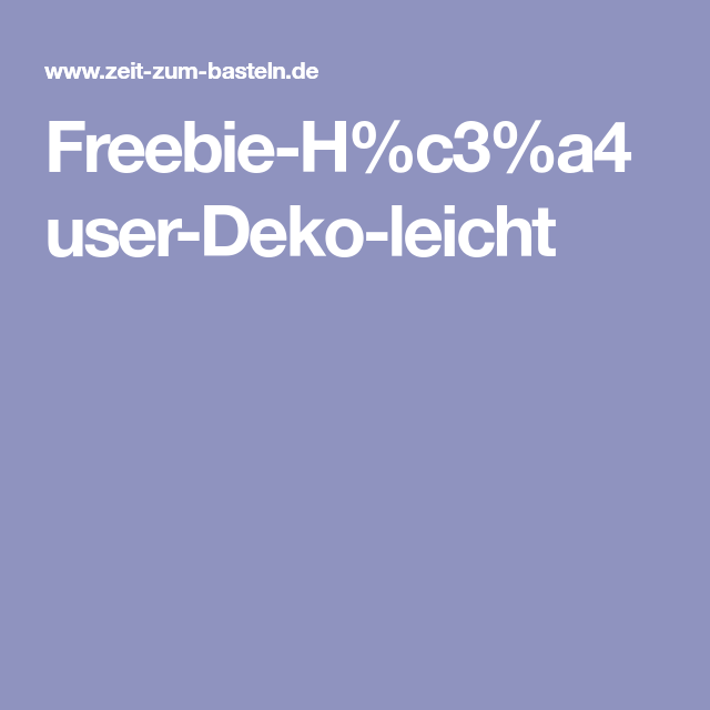 Gasthäuser In Der Nähe Jetzt Geöffnet Freebie-H%c3%a4user-Deko-leicht