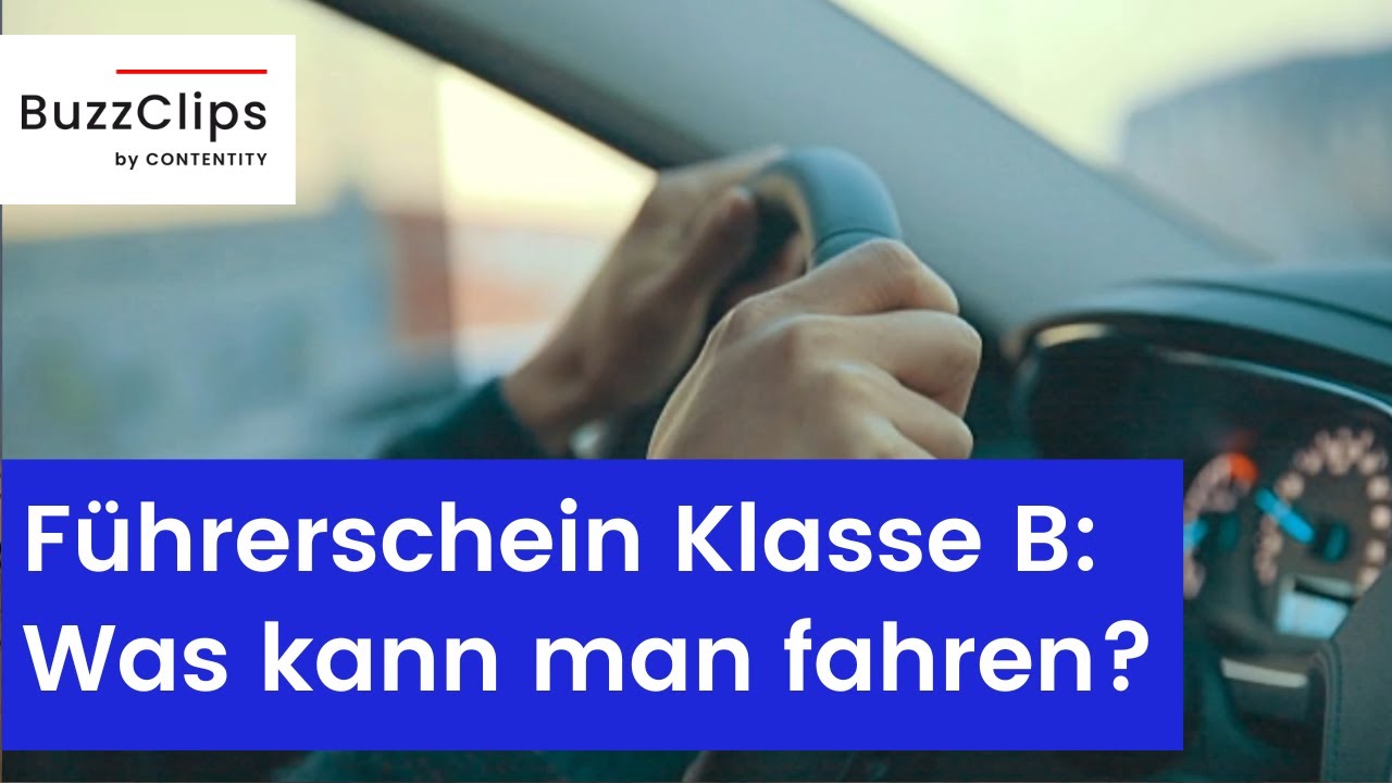 Kann Man Ein Auto Ohne Führerschein Anmelden Führerschein Klasse B: Was darf man fahren? - YouTube
