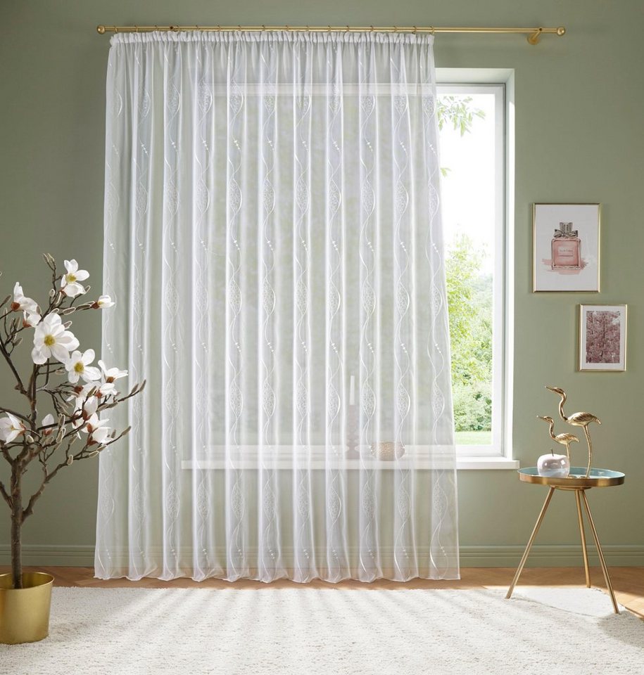 Gardinen Kürzen Lassen In Der Nähe Gardine »Bea«, my home, Kräuselband (1 Stück), Store online kaufen | OTTO