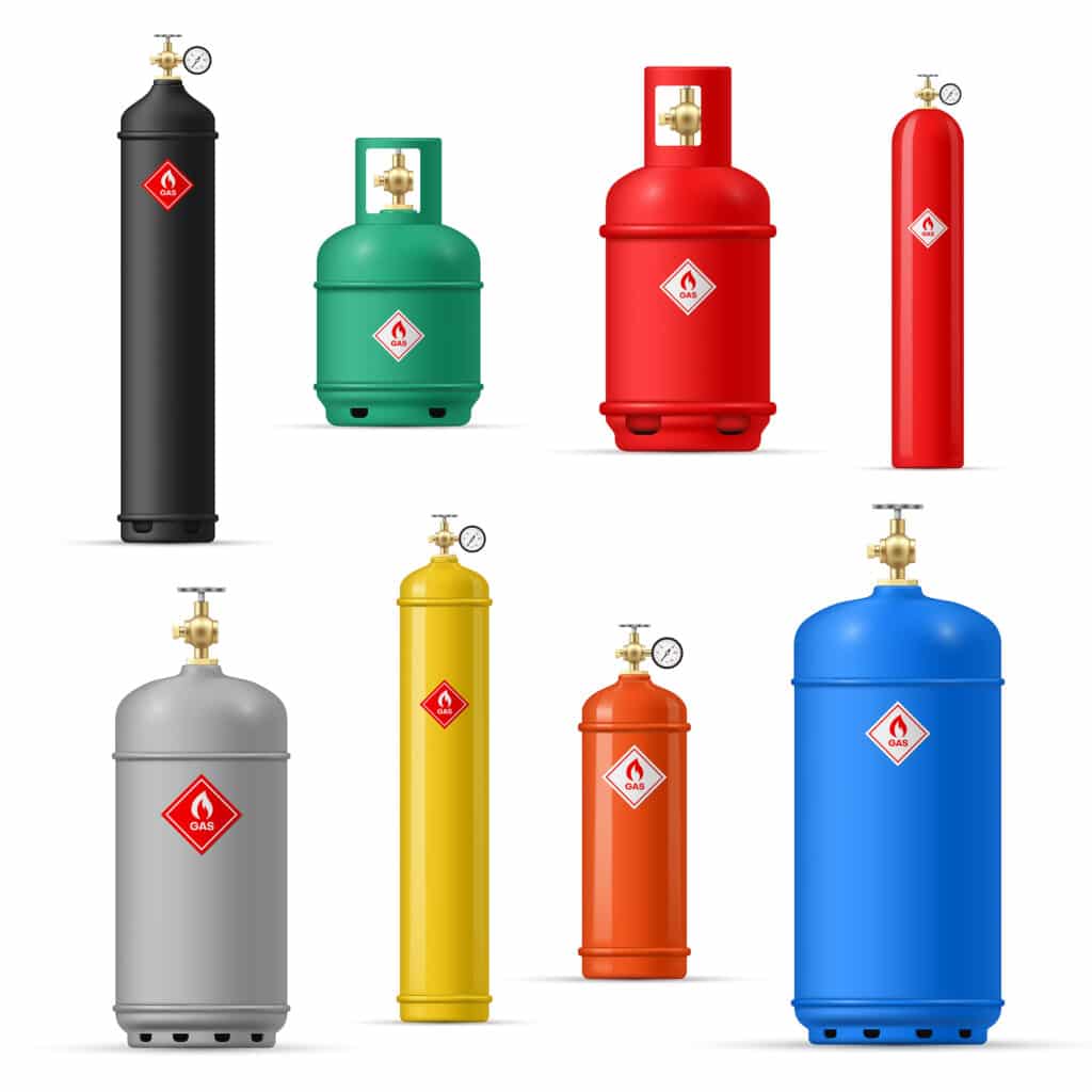 Gas Wasser Installateur In Der Nähe Gas Cylinder Color Codes Guide | Storage N Stuff
