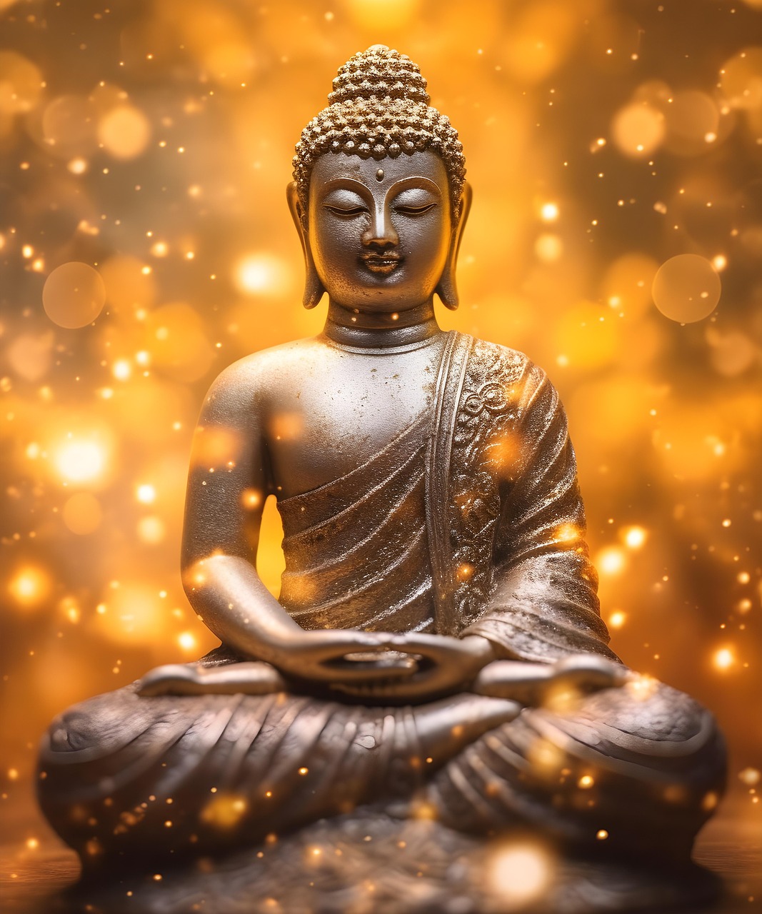 Buddha Garden - Vietnamese Restaurant Sushi Bar Gautama Buddha Gold Statue