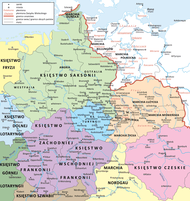 Deutschland Karte Bundesländer Und Städte Gero (margrabia Marchii Wschodniej) - Wikiwand
