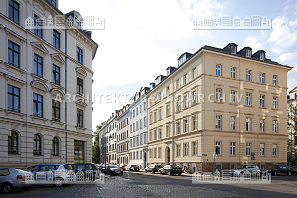 Obi Markt Leipzig Brandenburger Straße Leipzig Gründerzeit-Bebauung Gottschedstraße Leipzig - Architektur-Bildarchiv