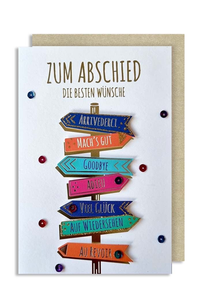 Abschied Tod Kerze Für Verstorbene Grußkarte Abschied Karte Applikationen AvanMore Wegweiser 16x11cm | 1-2