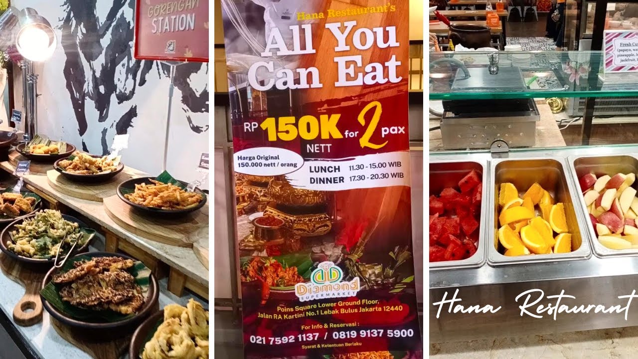 Asia All You Can Eat Nürnberg Hana Restaurant - All You Can Eat 75 Ribu - YouTube