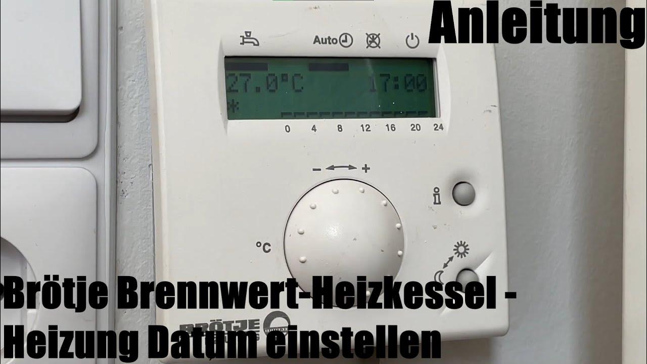 Sanitär Und Heizung In Der Nähe Heizung Datum einstellen Brötje Brennwert-Heizkessel (Heizkessel