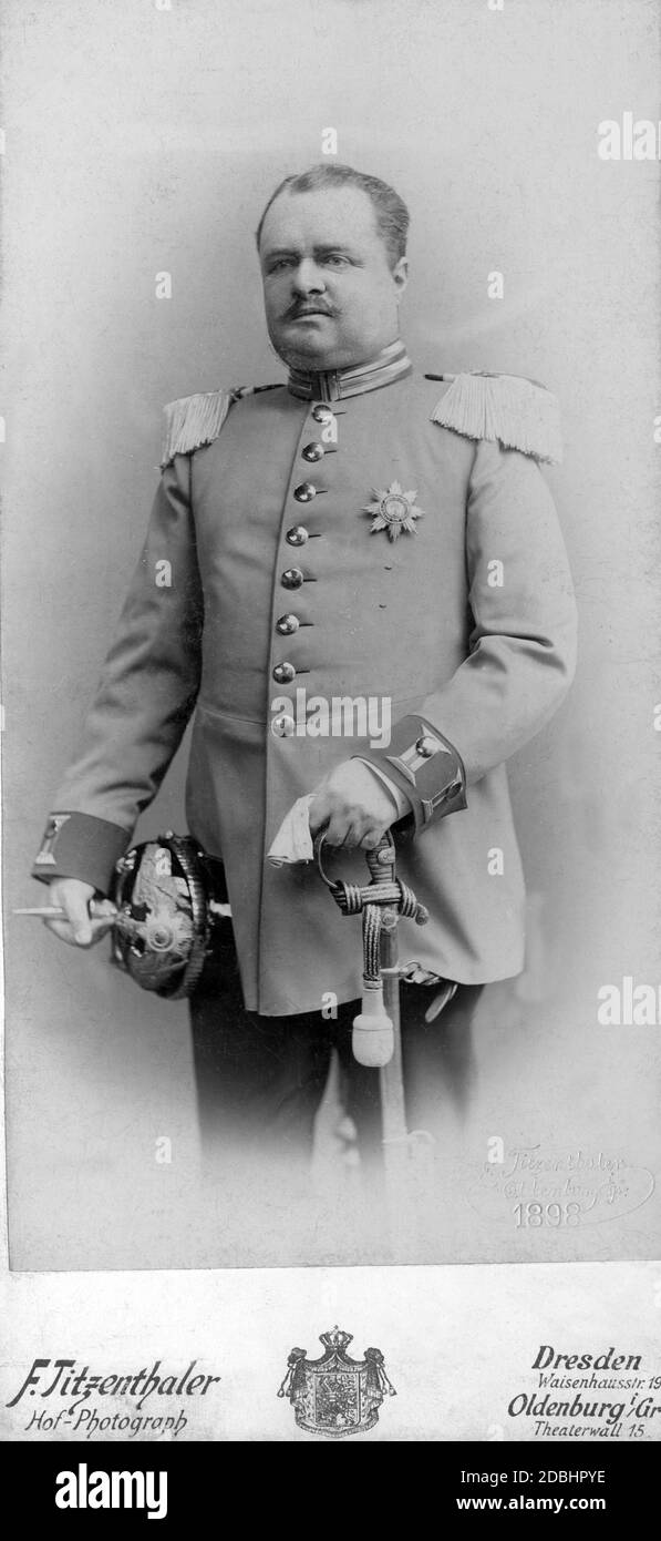 Christian Herzog Von Oldenburg Kinder Herzog Georg Ludwig von Oldenburg (1855-1939), Leutnant a la Suite des