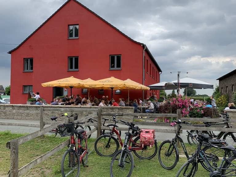 Mowwe Restaurant & Café Im Ostfeld Dortmund Hexenzirkel 😉 – Waldweg "Im Ostfeld" loop from Dortmund-Kurl | bike