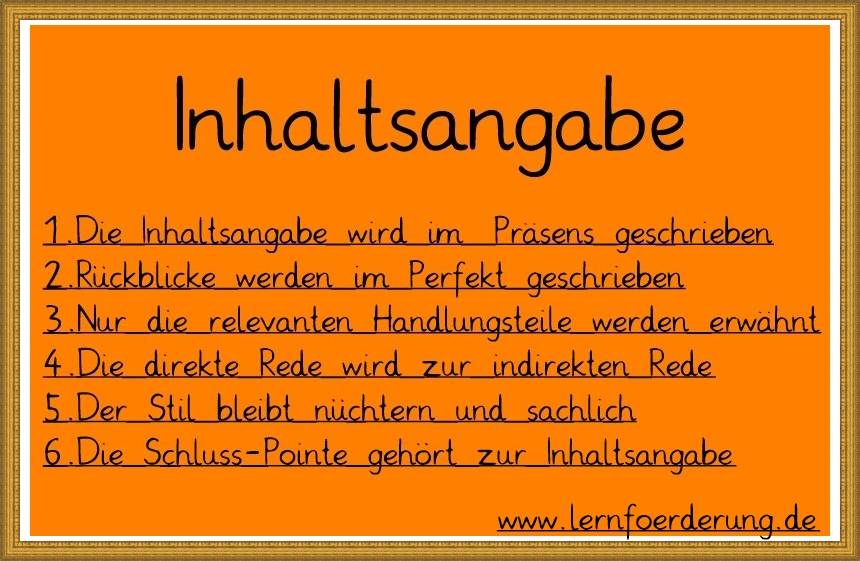 Inhaltsangabe Zu Damals War Es Friedrich Inhaltsangabe schreiben - so schreibst du eine gute Inhaltsangabe