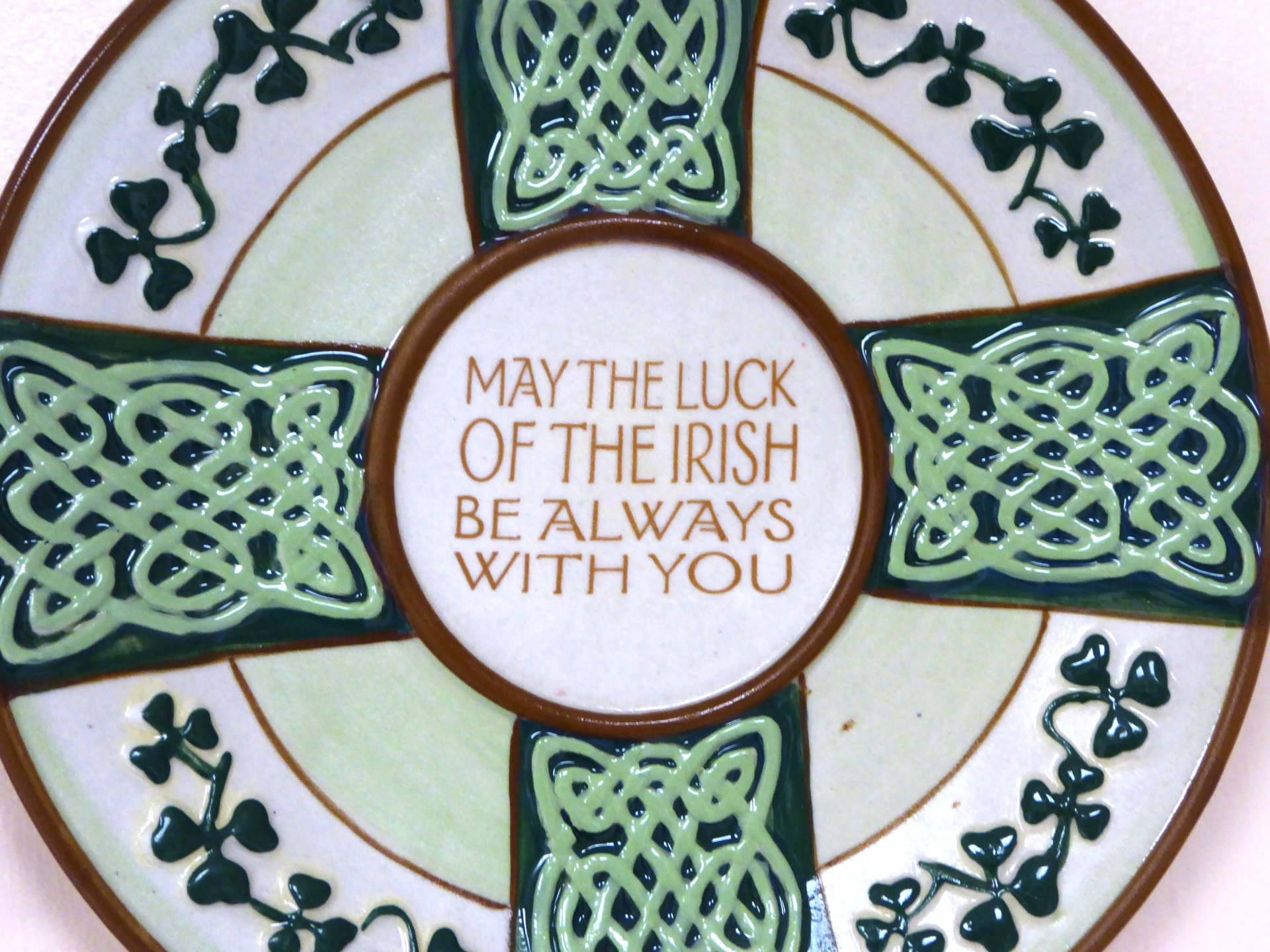 Irish Pub & Restaurant Paddy Foley's Irish Blessing Plate Free Stock Photo - Public Domain Pictures