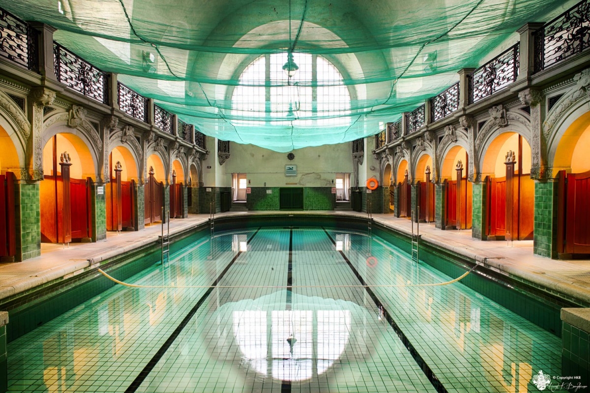 Stadtbad Charlottenburg - Alte Halle - Berliner Bäder Jugendstil Stadtbad 2 in Berlin - Fototouren Berlin