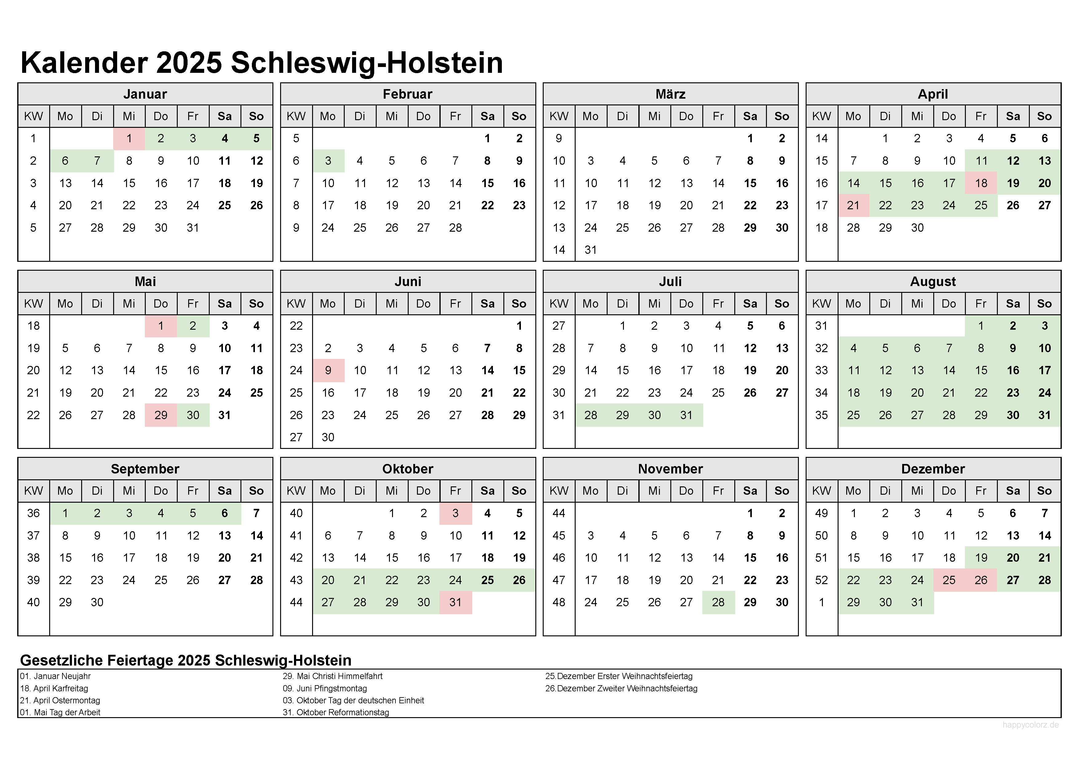 Antrag Auf Ermäßigung Kita Schleswig-holstein Pdf Kalender 2025 Schleswig-Holstein kostenlos: Ferien-Übersicht, Feiertage