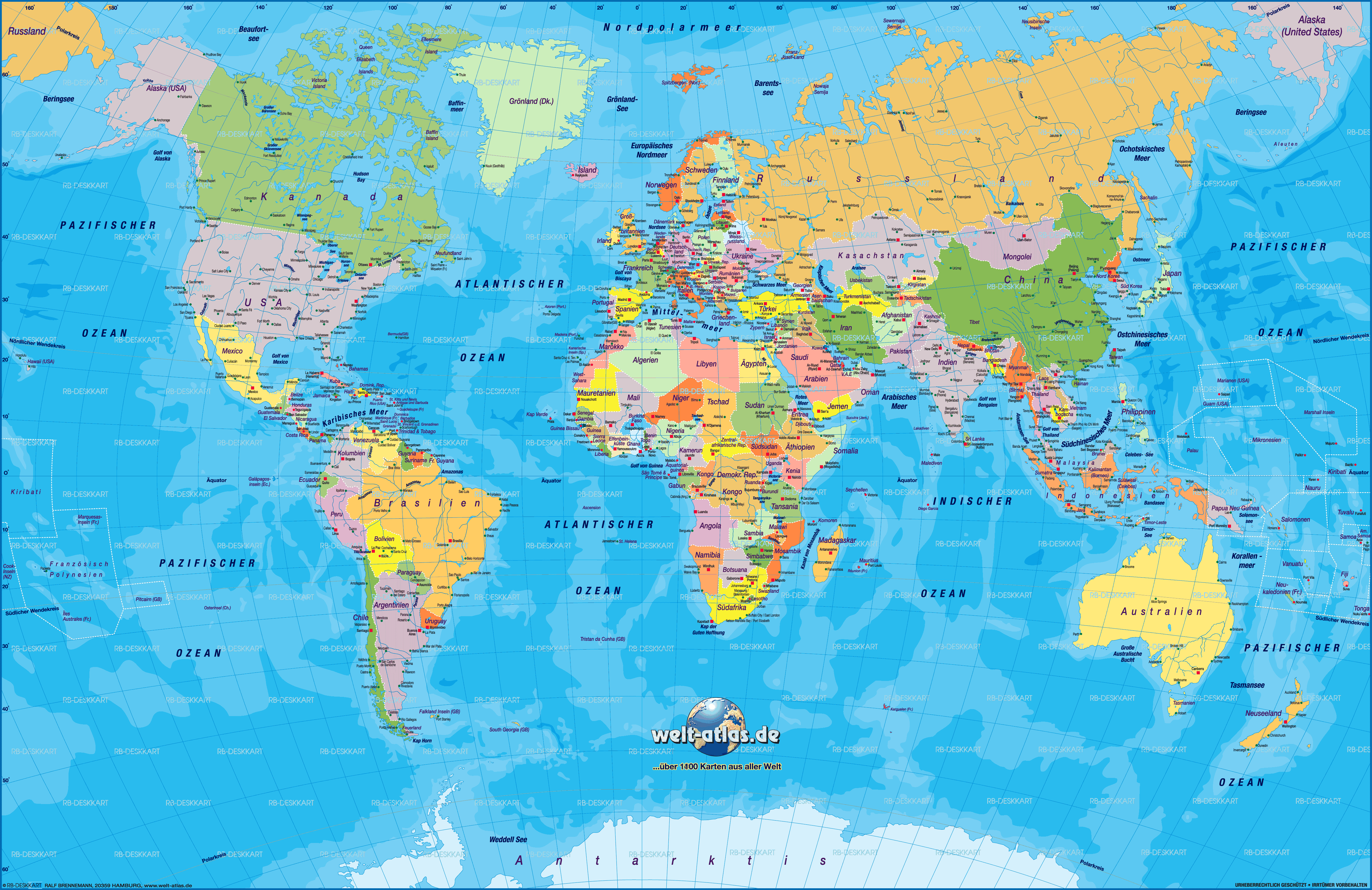 Karte Bundesländer Deutschland Mit Städten