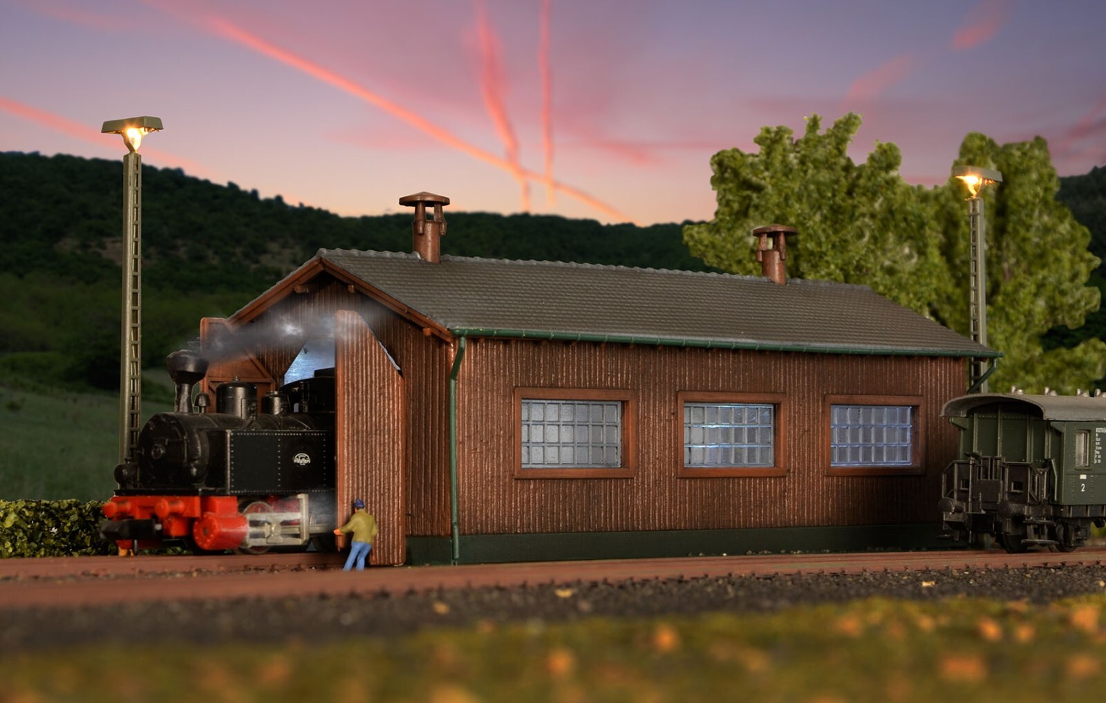 Welches Wahllokal Ist Für Mich Zuständig Kibri+37802+Engine+Shed+Einst%C3%A4ndig+Kit+N for sale online | eBay