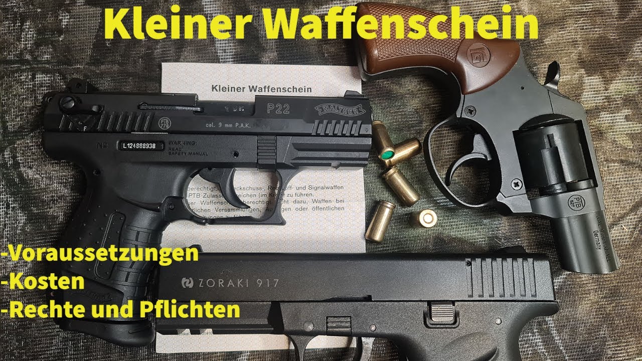 Onlineantrag - Beantragung Des Beschleunigten Fachkräfteverfahrens Kleiner Waffenschein: Infos, Beantragen, Kosten, Voraussetzungen zum