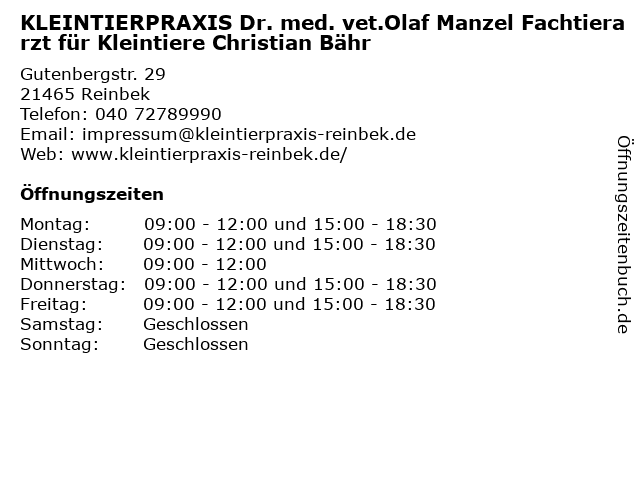 Kleintierpraxis Lüttringhausen - Fachtierarzt Für Kleintiere - Remscheid