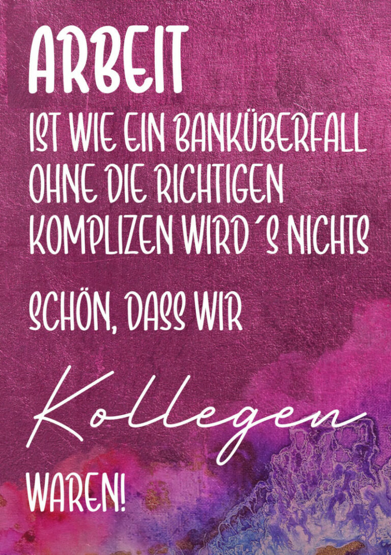Sprüche Zum Abschied Eines Arbeitskollegen Kollegen | Abschiedskarte | Schön, dass wir Kollegen waren