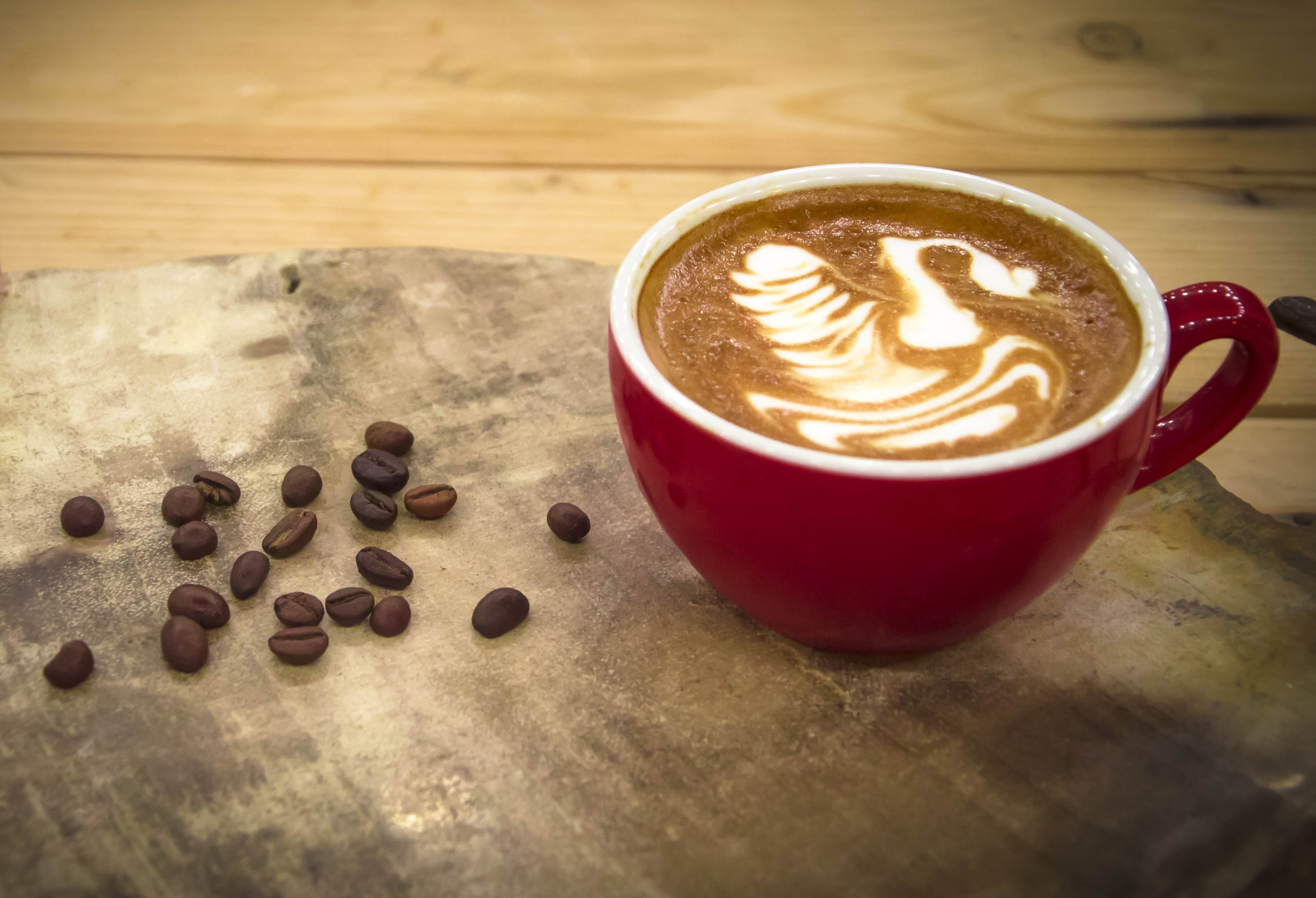 Kaffee In Der Nähe Jetzt Geöffnet Kostenlose foto : eine Tasse Kaffee, Latté, Cappuccino, Flach weiß