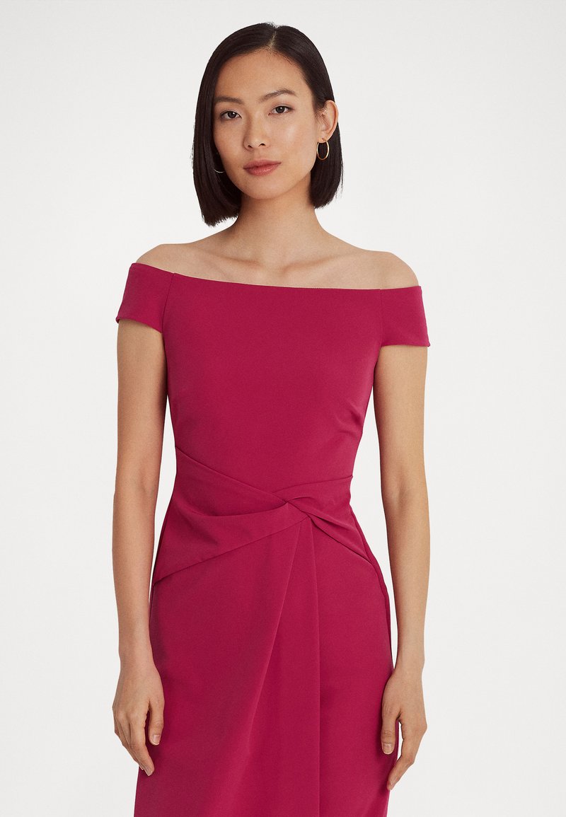 Kleid Schneidern Lassen In Der Nähe Lauren Ralph Lauren SARAN SHORT SLEEVE DRESS - Cocktailkleid/festliches