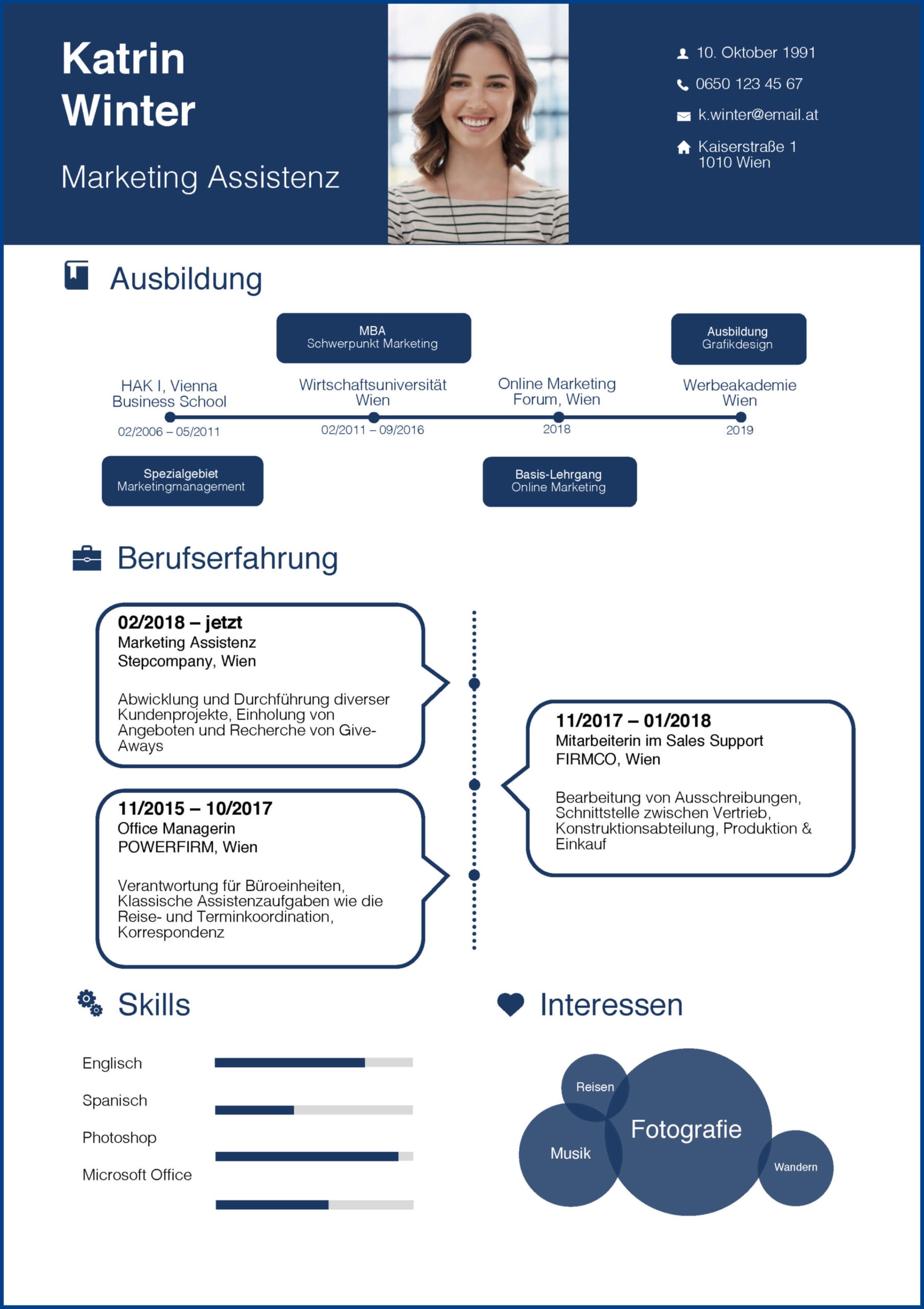 Lebenslauf Für Ein Schülerpraktikum Muster Lebenslauf schreiben: Tipps & kostenlose Vorlagen