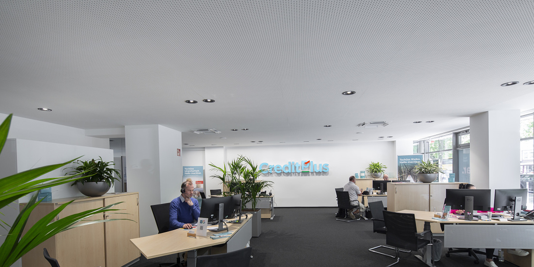 Creditplus Bank Ag - Filiale Mannheim LED light: LED lighting for Creditplus Bank AG Berlin