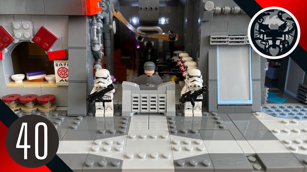 Moc Quan Innere Laufer Gasse Nürnberg LEGO Star Wars CORUSCANT MOC bauen 2023 - Update 40: die Gasse und die