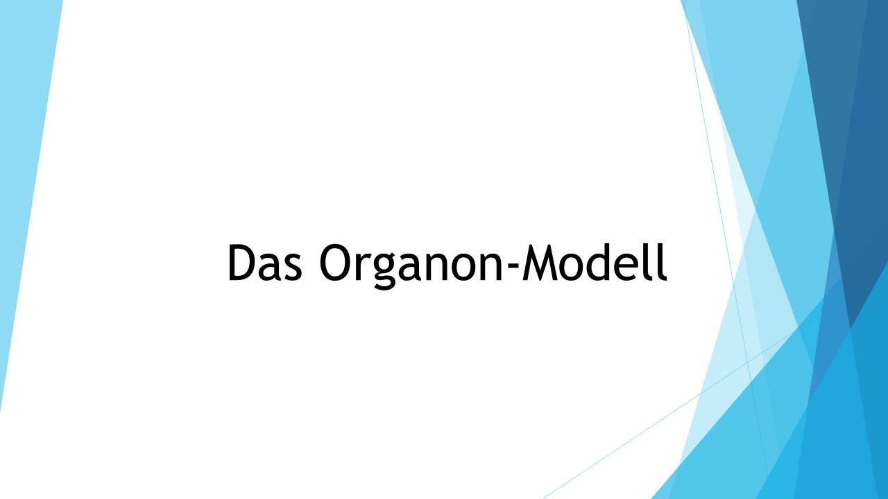 Organon Modell Nach Karl Bühler