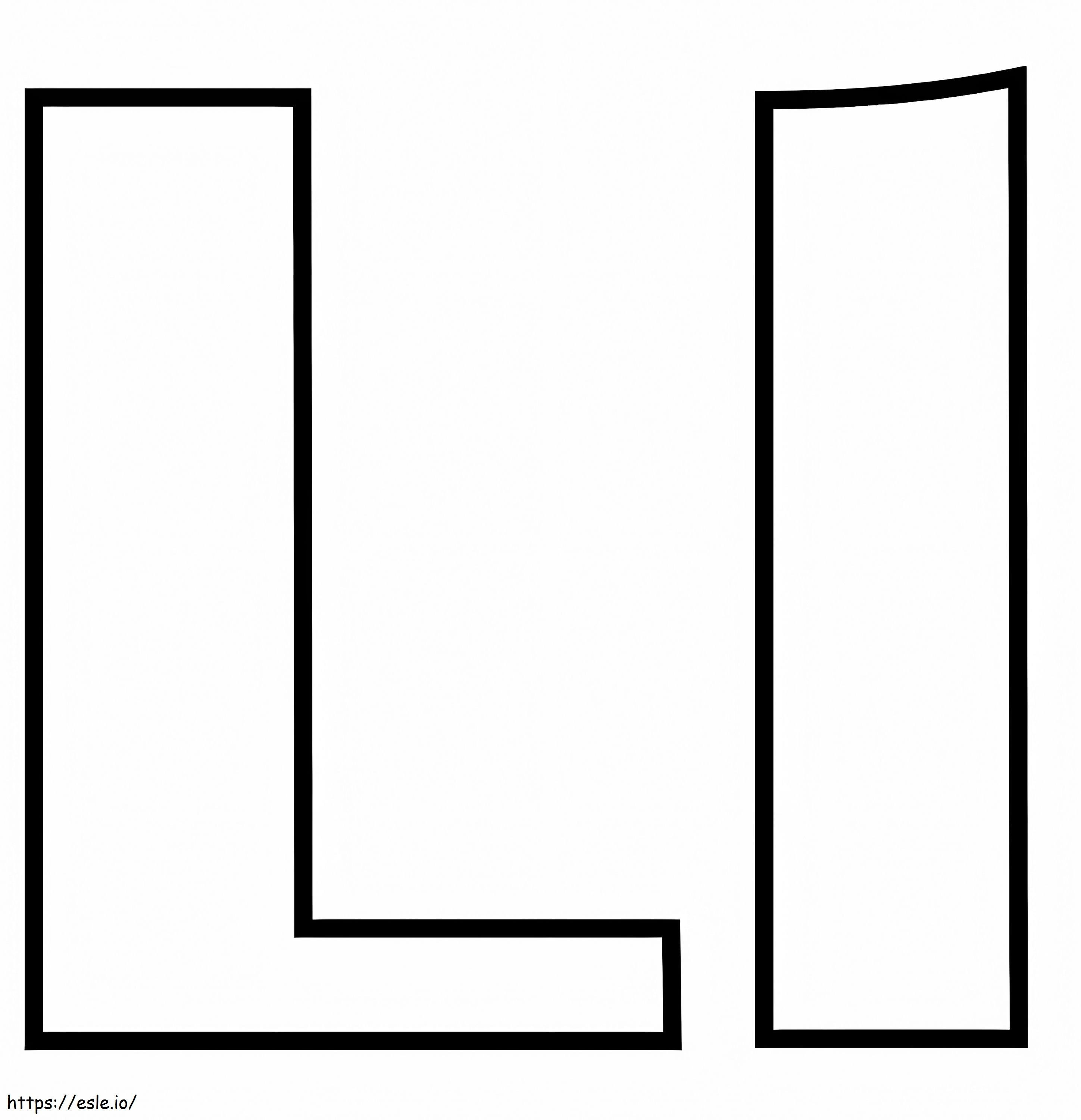 Länder Europa Mit Hauptstadt Karte Letter L L coloring page