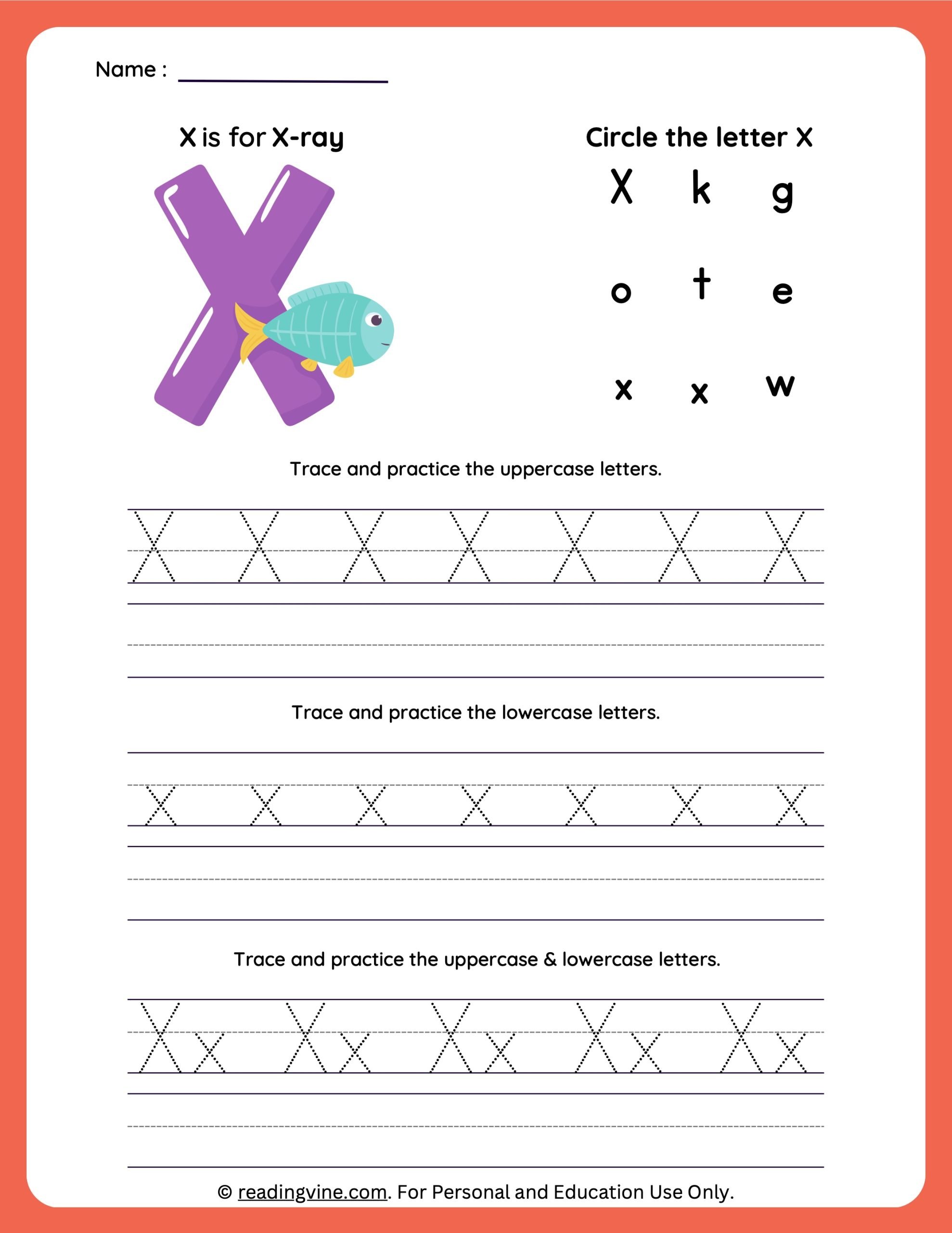 X-print - Textildruck & Stickerei Köln Letter X Tracing | Worksheets for Preschool