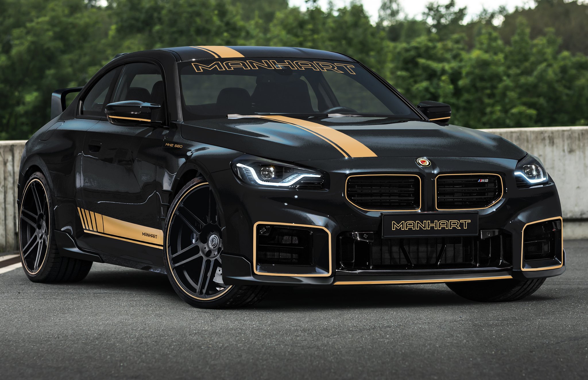Bmw Service Niederlassung München Räder Und Reifen Zentrum Manhart Upgrades the To-Be-Released BMW G87 M2 With Aggresive Look and
