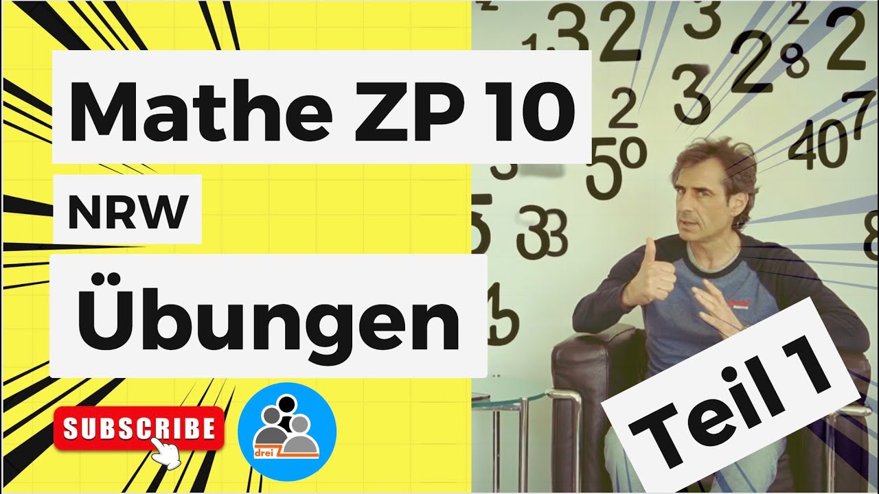 Zp 10 Nrw Mathe Aufgaben Mathe ZP 10 NRW Übungen Teil 1 - YouTube