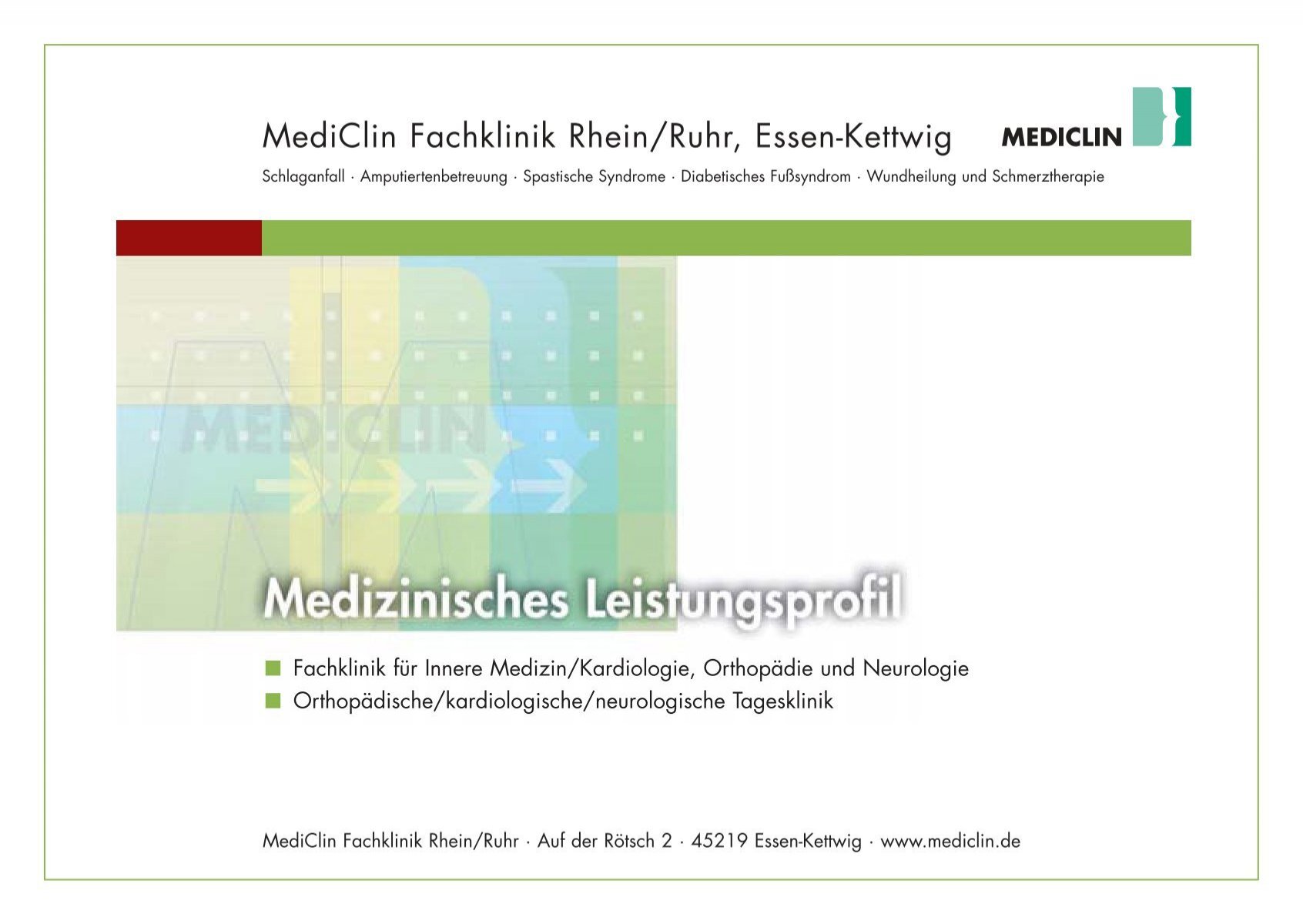Mediclin Fachklinik Rhein/ruhr Auf Der Rötsch Essen MediClin Fachklinik Rhein/Ruhr, Essen-Kettwig