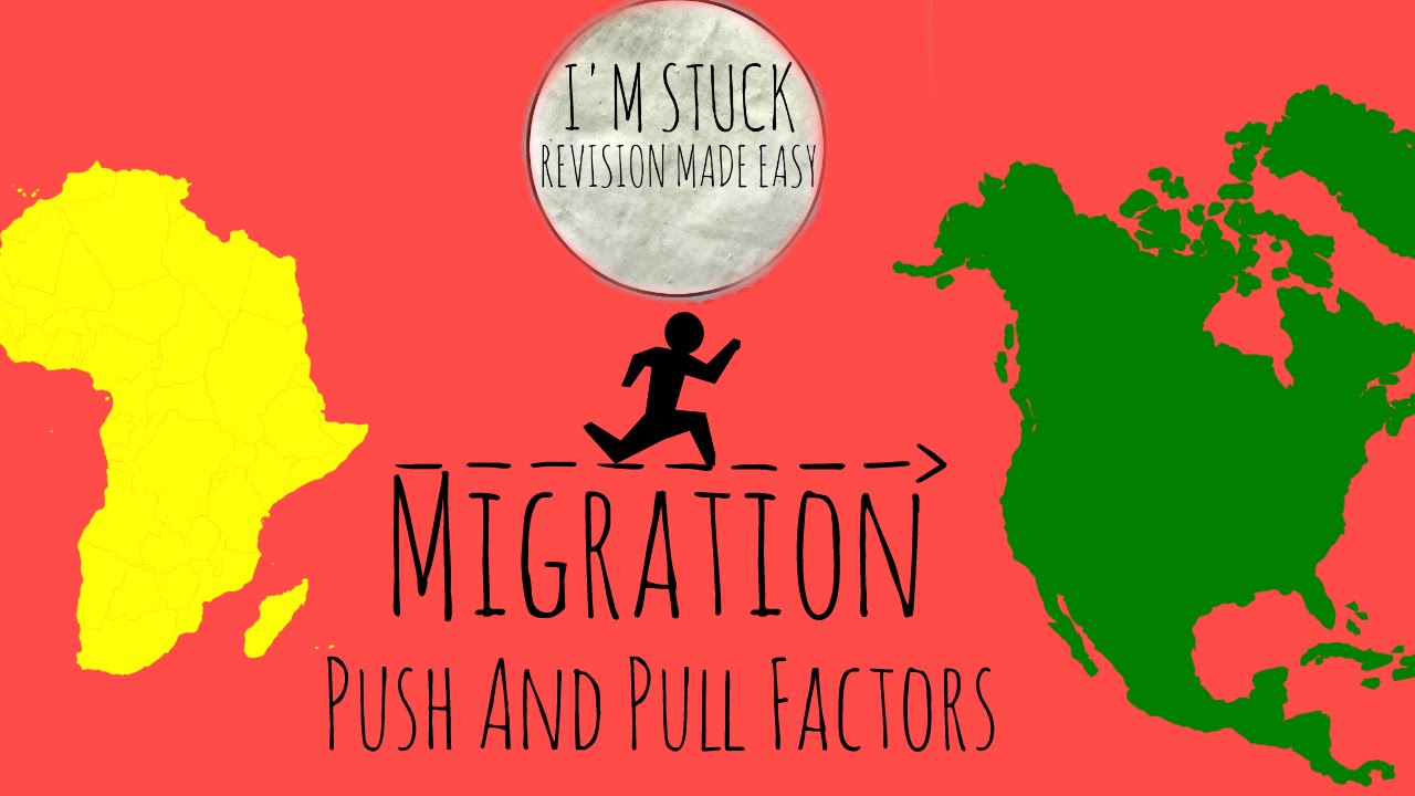 Push Factors And Pull Factors Of Migration Migration - Push and Pull Factors - GCSE Geography - YouTube