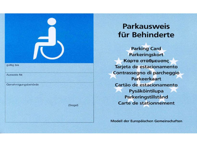 Welcher Grad Der Behinderung Für Parkausweis Mit einem Behindertenausweis leichter zum Parkausweis
