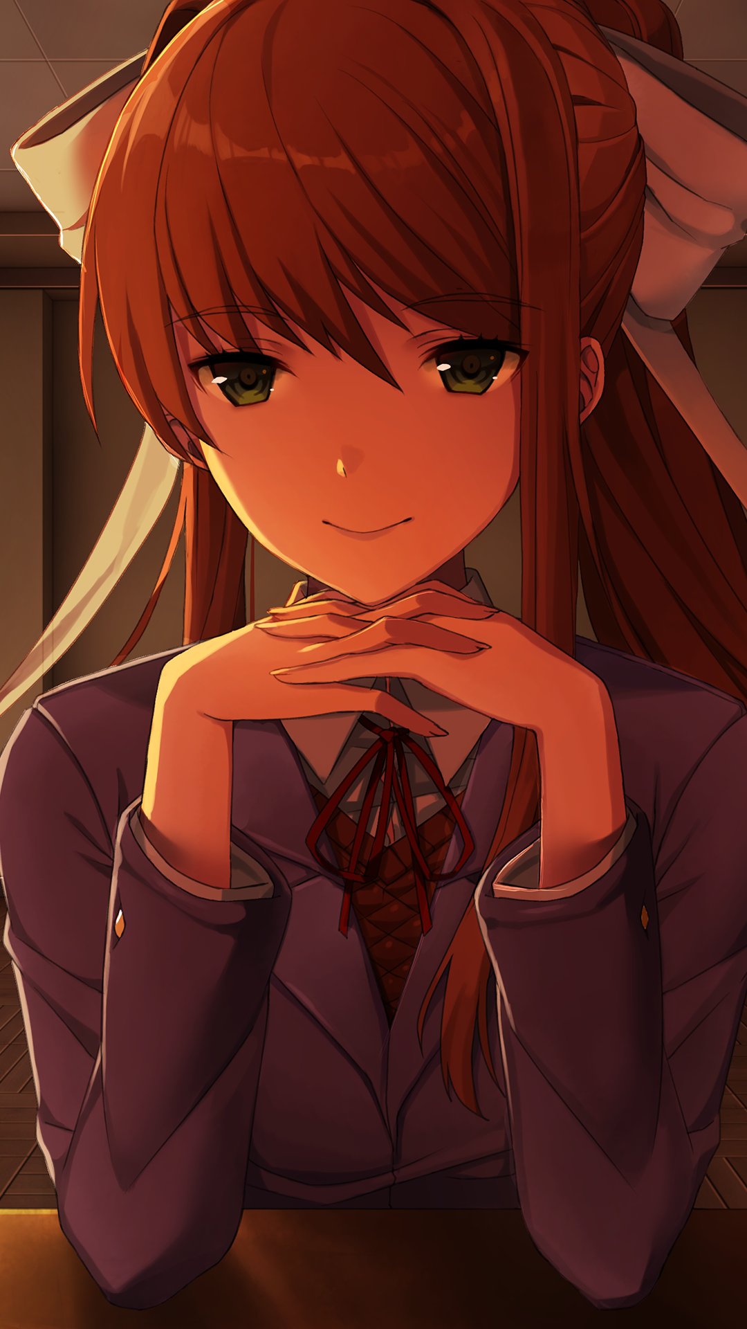 Monika Goetze Fachärztin Für Frauenheilkunde Und Geburtshilfe Monika (Doki Doki Literature Club!) iPhone Wallpapers