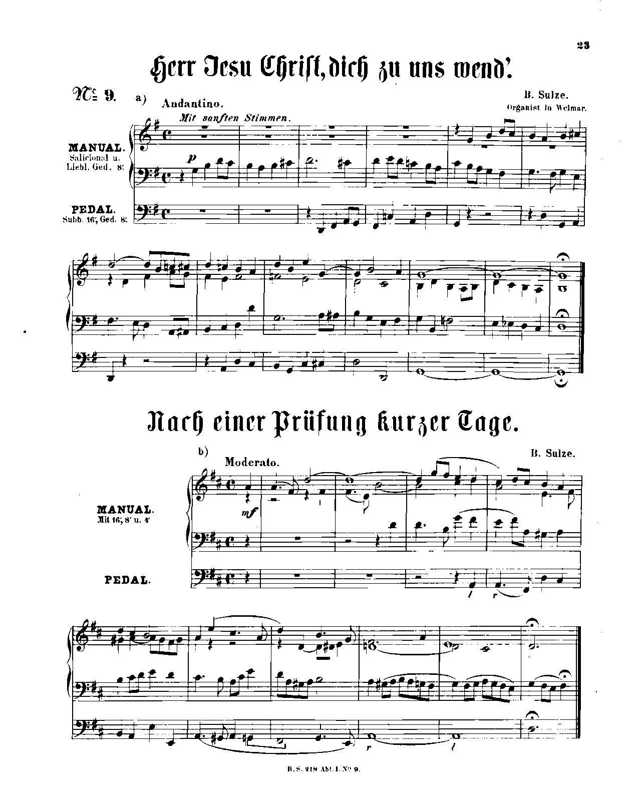 Einbürgerungstest Prüfung Termine In Der Nähe Nach einer Prüfung kurzer Tage (Sulze, Bernhard) - IMSLP