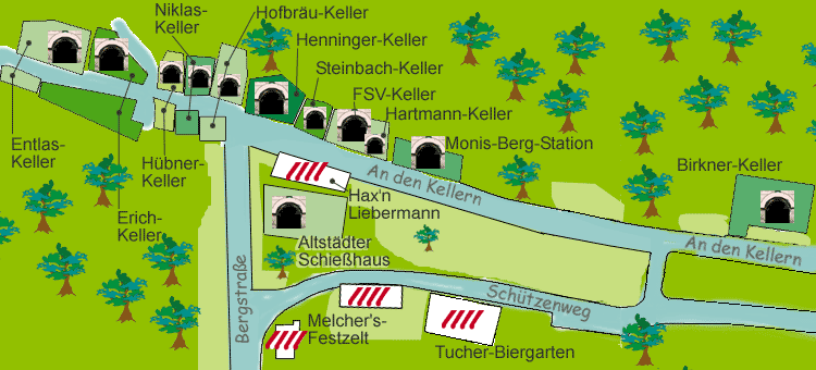 Entlas-keller Biergarten Gmbh An Den Kellern Erlangen