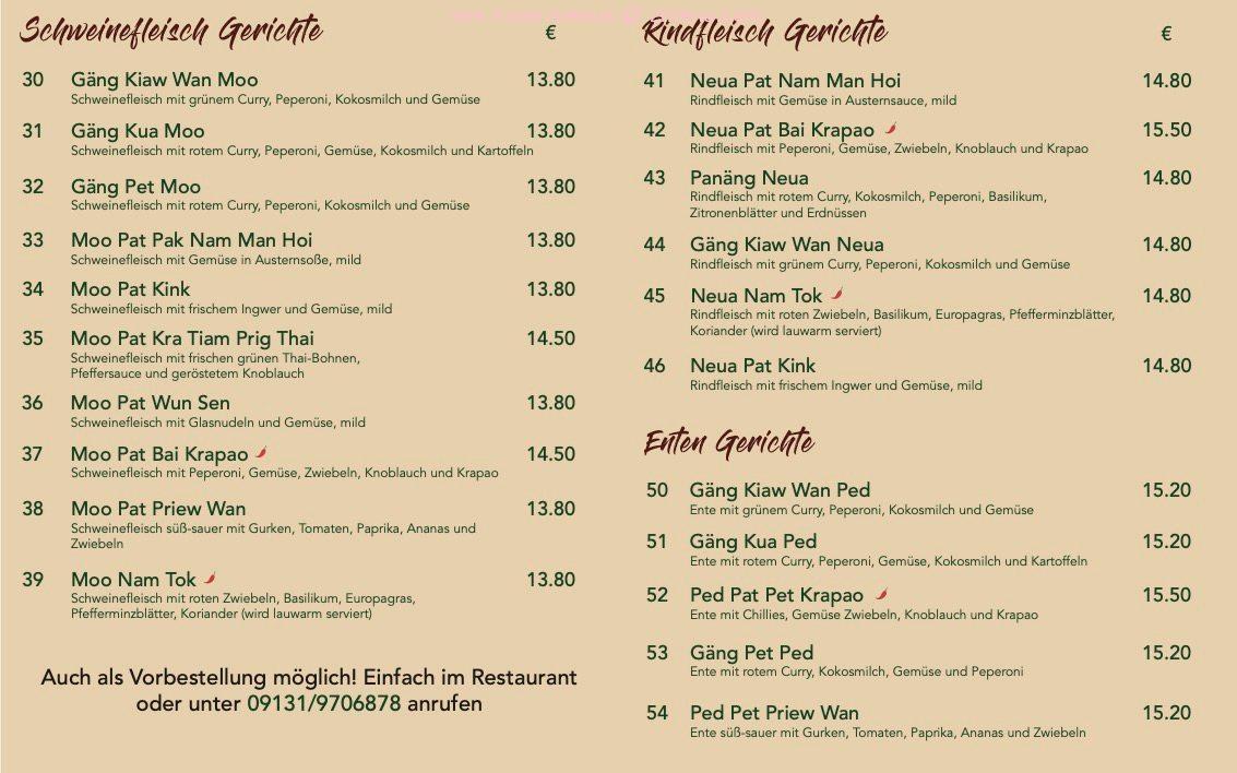Samui Asia Lounge Thailändisches Restaurant Erlangen Online Menu of Samui Restaurant, Erlangen, Germany, 91054 - Zmenu