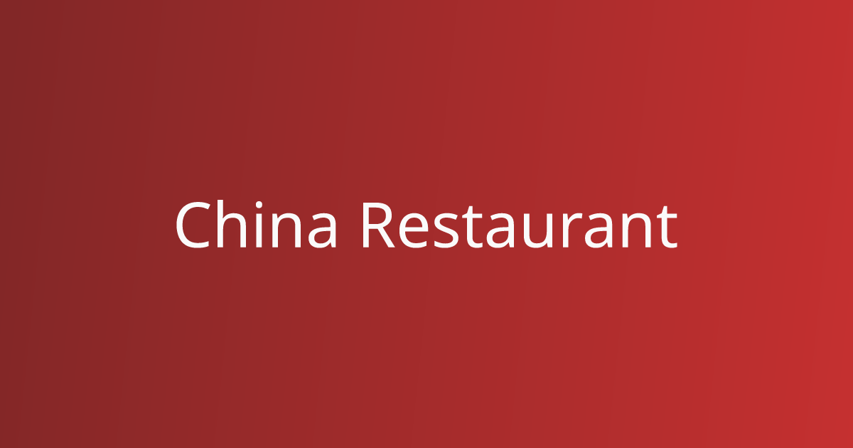Gutes China Restaurant In Der Nähe Order Authentic Chinese Online | China Restaurant - Pickup or Delivery