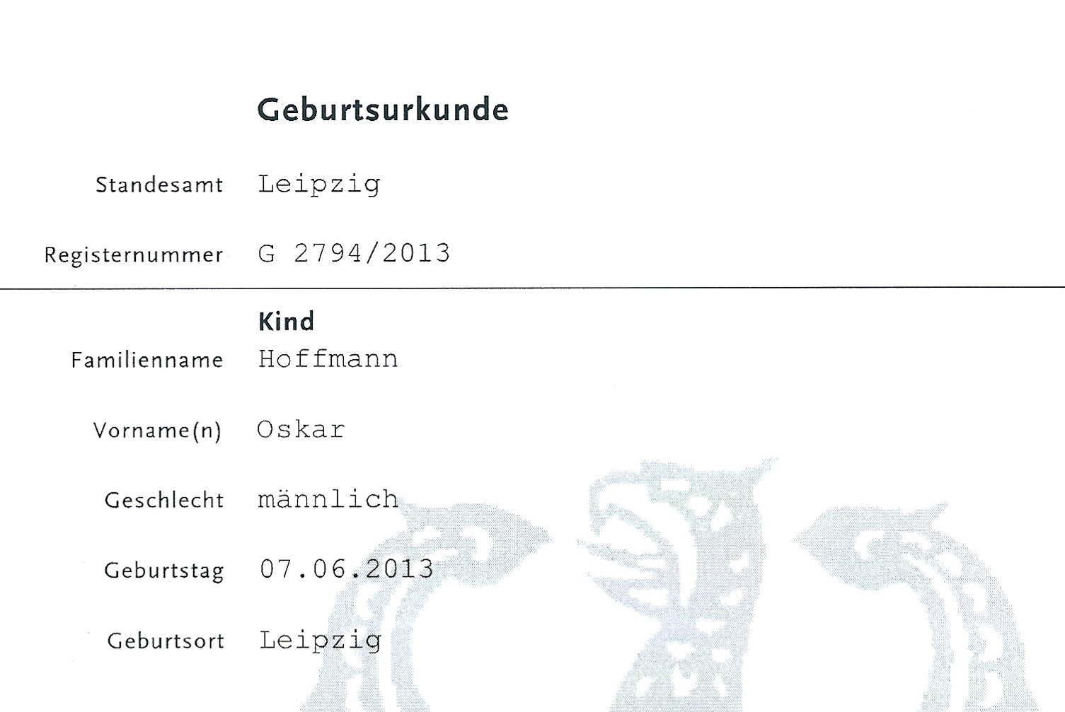 Woher Bekomme Ich Meine Geburtsurkunde oskarseins